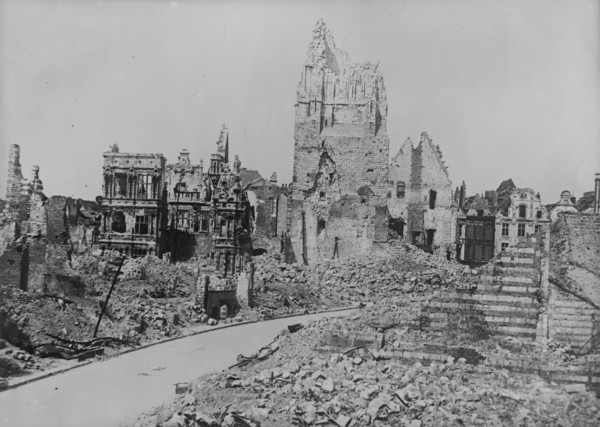 Hotel de Ville, Arras, 26 May 1917. Creator: Bain News Service.