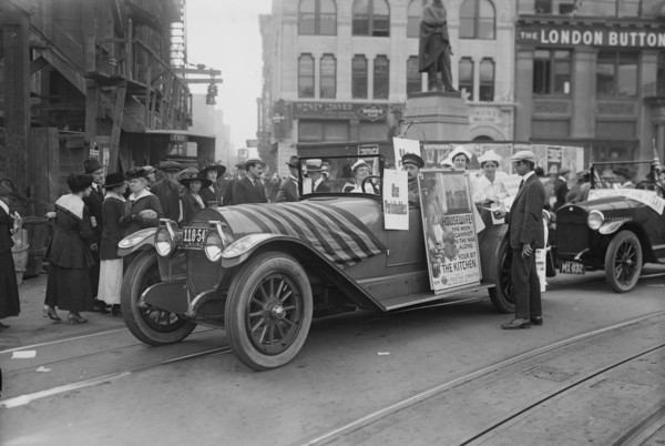 Housewives' League car, 1917. Creator: Bain News Service.