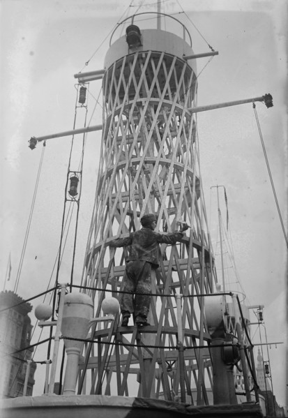 Camouflaging RECRUIT, 1917 or 1918. Creator: Bain News Service.