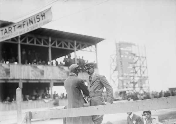 W.K. Vanderbilt at racetrack, 1910. Creator: Bain News Service.