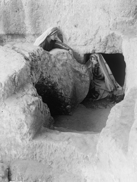 Rolling Stone, Tomb of Kings, Jerusalem, between c1915 and c1920. Creator: Bain News Service.
