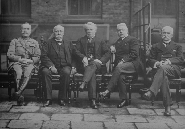 Foch, Clemenceau, Lloyd George, Orlando, Sonnino, between c1915 and c1920. Creator: Bain News Service.