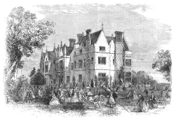 Festival of Ragged-School Teachers at Nutfield Priory,…near Reigate, 1864. Creator: Unknown.