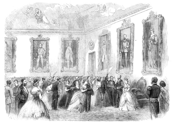 Visit of the Prince and Princess of Wales to Sweden:...ball given by the Dowager of Sweden..., 1864. Creator: Unknown.