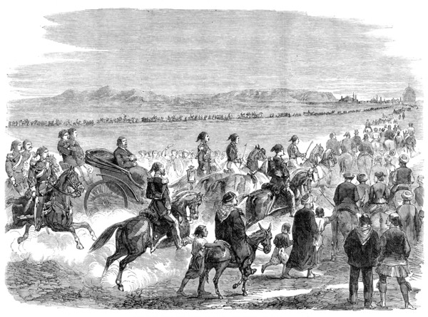 Returning from the races at Cairo, 1864. Creator: Unknown.