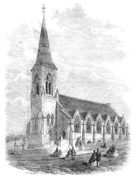 New congregational church at St. Leonards-on-Sea, 1864. Creator: Unknown.