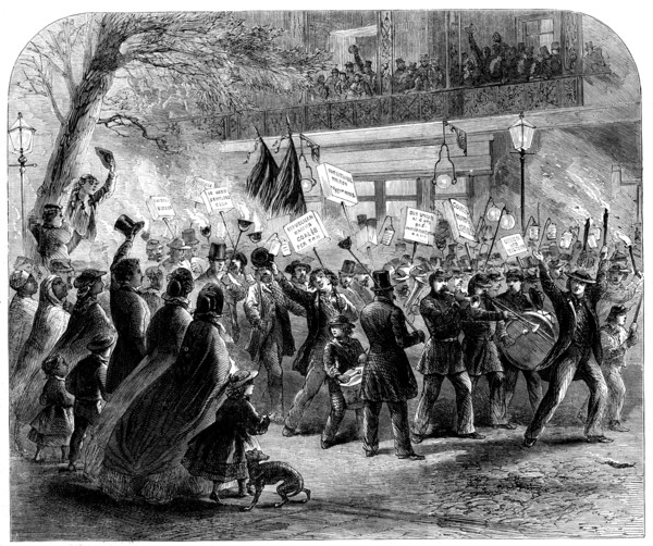 The election of Mr. Horatio Seymour, Governor of the State of New York…, 1862. Creator: Unknown.
