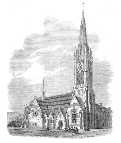St. John's Roman Catholic Church, South Parade, Bath, 1864. Creator: Unknown.
