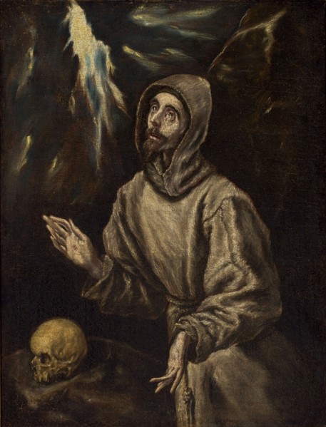 Saint Francis receiving the Stigmata, 1600. Creator: El Greco, Dominico (1541-1614).