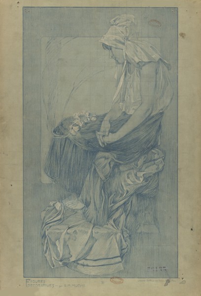 Figures décoratives, 1902. Creator: Mucha, Alfons Marie (1860-1939).