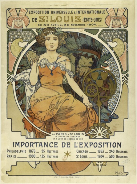Exposition universelle et internationale de St. Louis (Etats-Unis), 1903. Creator: Mucha, Alfons Marie (1860-1939).