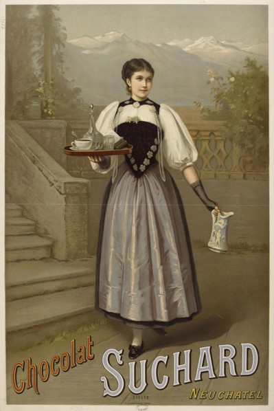 Chocolat Suchard, 1890. Creator: Anonymous.