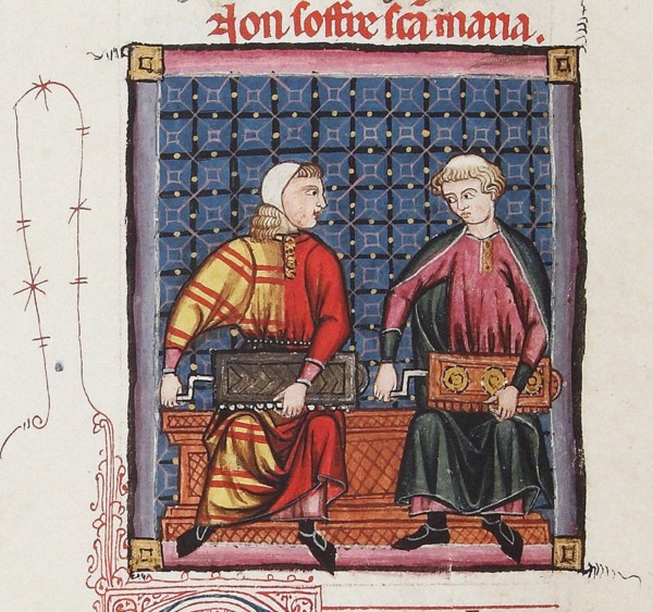 Illustration from the codex of the Cantigas de Santa Maria, c. 1280. Creator: Anonymous.