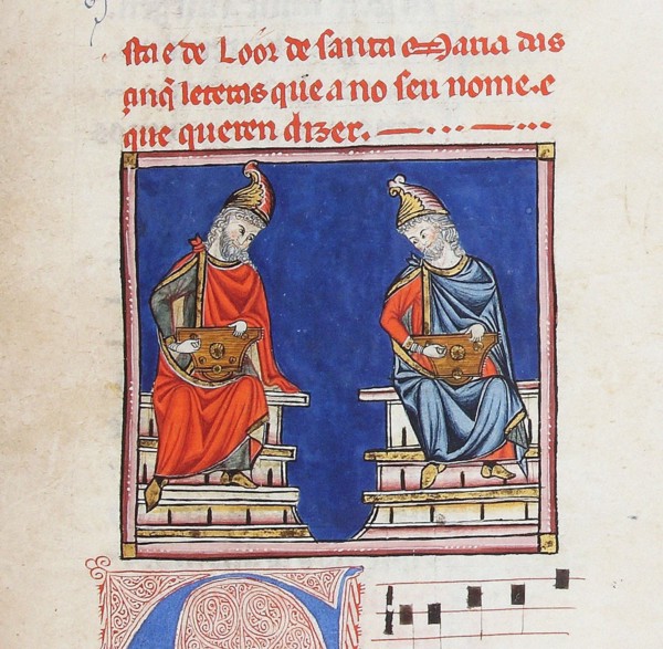 Illustration from the codex of the Cantigas de Santa Maria, c. 1280. Creator: Anonymous.