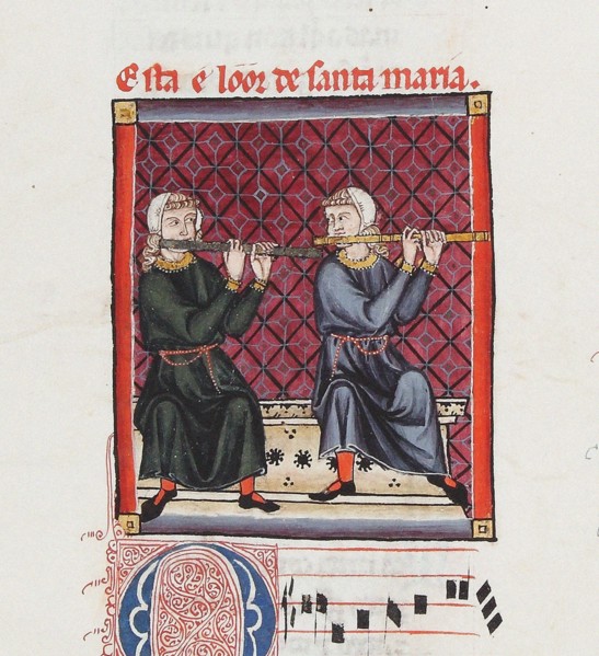 Illustration from the codex of the Cantigas de Santa Maria, c. 1280. Creator: Anonymous.