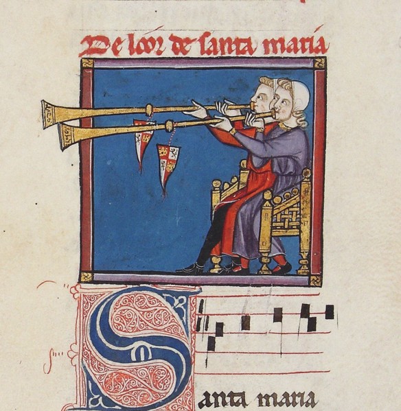 Illustration from the codex of the Cantigas de Santa Maria, c. 1280. Creator: Anonymous.