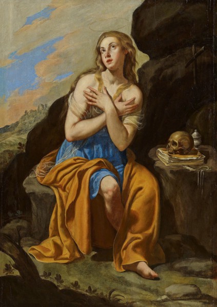 Saint Mary Magdalene, ca 1650-1654. Creator: Gentileschi, Artemisia (1598-1653).