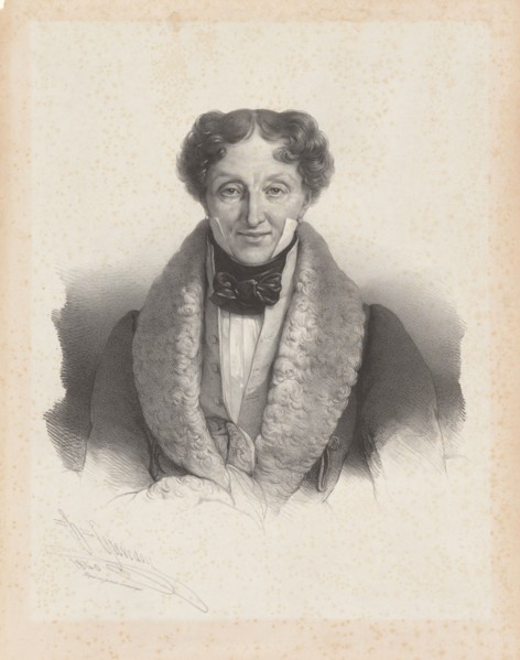 Portrait of Charles Louis Didelot (1767-1837), 1840. Creator: Anonymous.