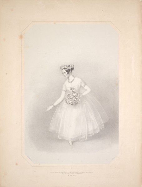 Souvenir d'adieu de Marie Taglioni , 1845. Creator: Anonymous.