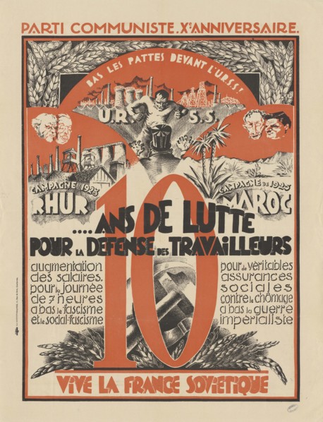 10th Anniversary of the French Communist Party, 1931. Creator: Anonymous.