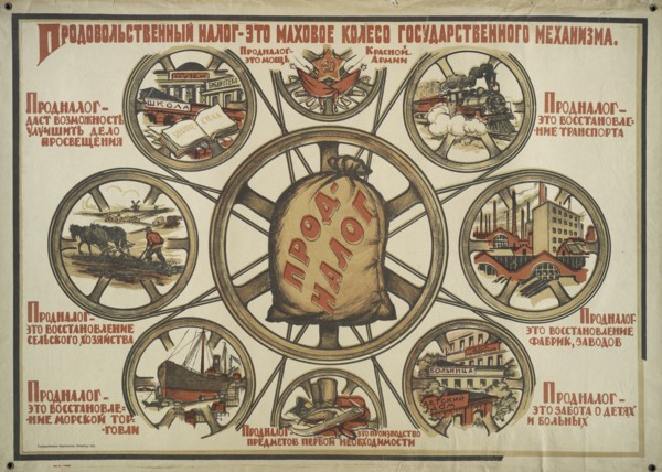 Prodnalog (food tax), 1921. Creator: Iwanow, Sergei Iwanowitsch (1885-1942).