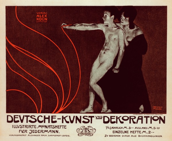 German art and decoration, 1898. Creator: Witzel, Joseph Rudolf (1867-1924).