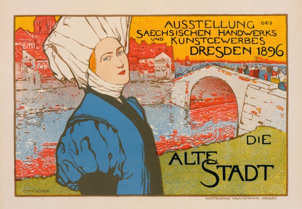 Exhibition "The Old City", 1896. Creator: Fischer, Otto (1870-1947).