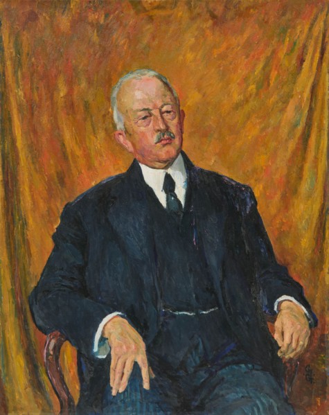 Portrait of Dr. Wilhelm Carl Escher, 1926. Creator: Giacometti, Giovanni (1868-1933).
