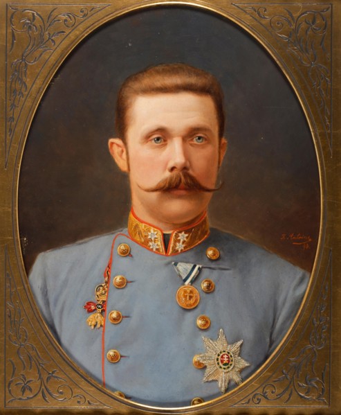 Portrait of Archduke Franz Ferdinand of Austria-Este (1863-1914), 1898. Creator: Antoine, Franz (1864-1935).