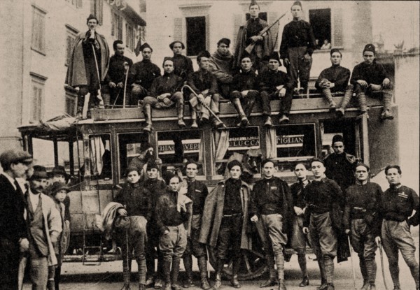 The Action Team (Squadristi) of Lucca, 1922, 1922. Creator: Unknown photographer.