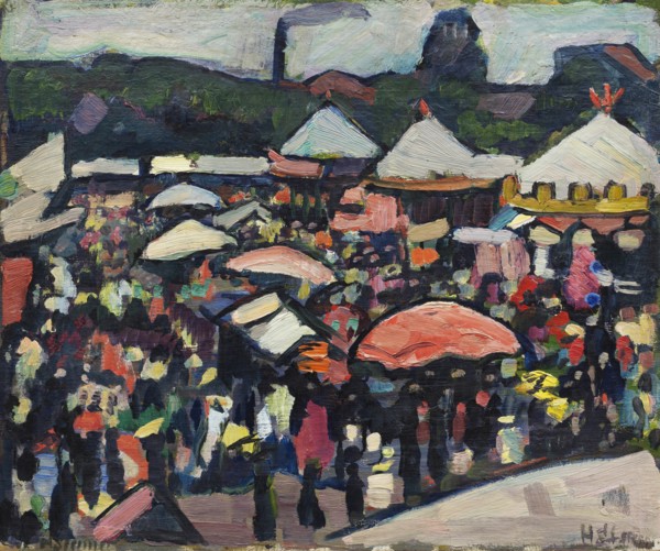Fair at the Kesselbrink in Bielefeld, 1912. Creator: Stenner, Hermann (1891-1914).