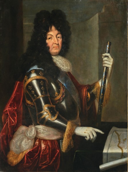 Portrait of King Louis XIV of France and Navarre (1638-1715), c.1700. Creator: Unknown artist.