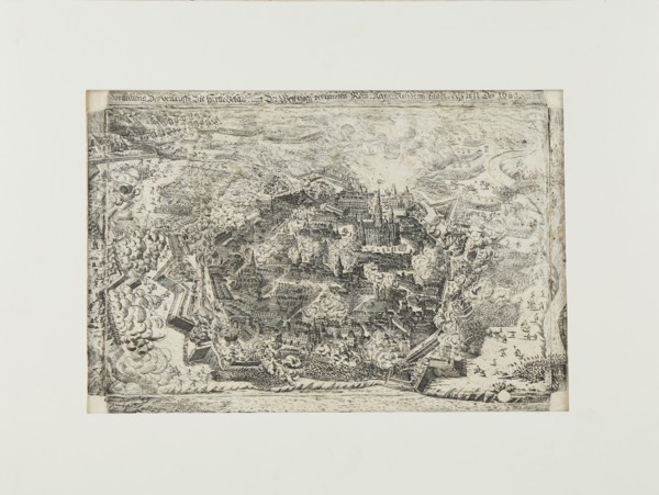The siege of Vienna in 1683, c.1860. Creator: Unknown artist.