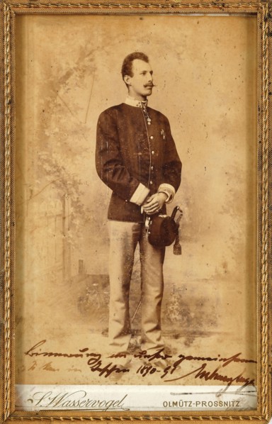 Portrait of Archduke Eugene of Austria-Teschen (1863-1954), c.1891. Creator: Fotoatelier Sigmund Salomon Wasservogel, Olmütz  .