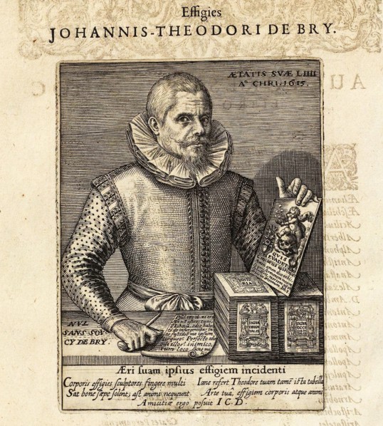 Self-portrait, 1615. Creator: Bry, Johann Theodor de (1561-1623).