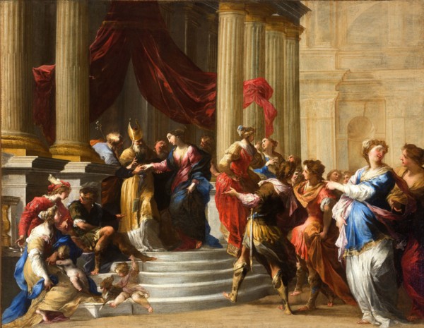 Mary's engagement to Joseph, 1645-1650. Creator: Castello, Valerio (1624-1659).