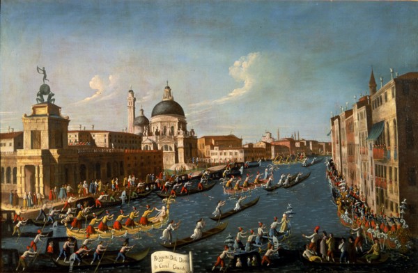 The women's regatta on the Grand Canal, 1779-1792. Creator: Bella, Gabriele (1730-1799).