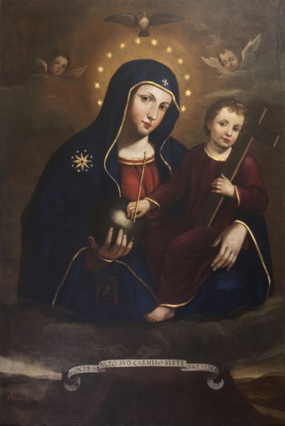 Our Lady of Mount Carmel, c.1635-1640. Creator: Bricci, Plautilla (1616-1705).