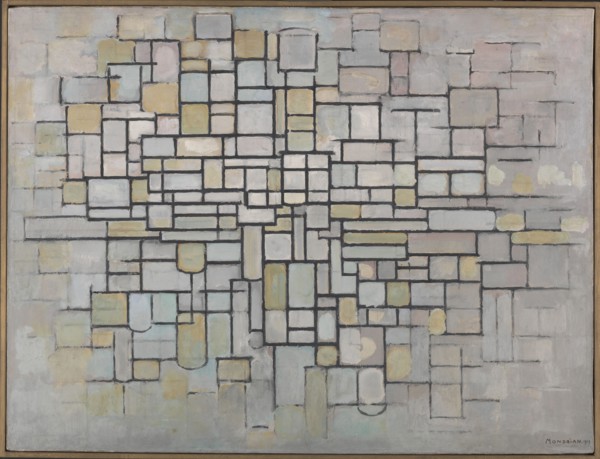 Composition No. 2, 1913. Creator: Mondrian, Piet (1872-1944).