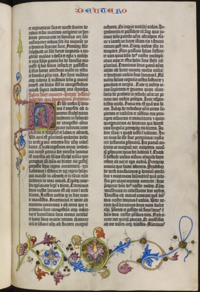 The Gutenberg Bible, 1455. Creator: Unknown artist.