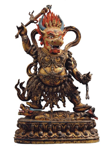 Death god Yama, 16th century. Creator: Chinese Master.