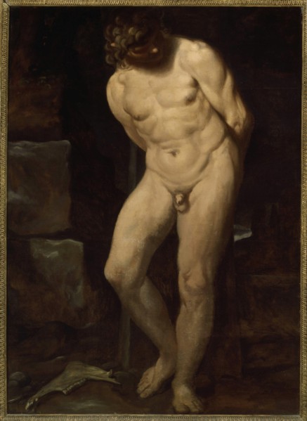 Samson in chains, c.1594. Creator: Carracci, Annibale (1560-1609).
