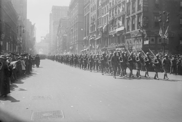 27th Parade, Mar 1918. Creator: Bain News Service.