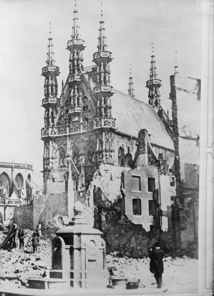 Town Hall, Louvain, between c1914 and c1915. Creator: Bain News Service.