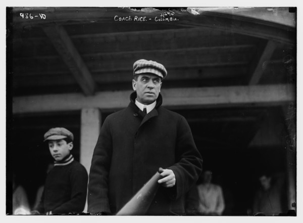 Coach Rice of Columbia with megaphone, 1910. Creator: Bain News Service.