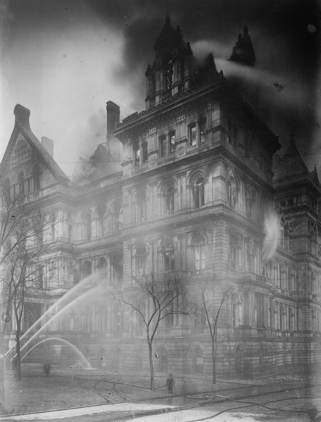 Albany Capitol, west front, 1911. Creator: Bain News Service.
