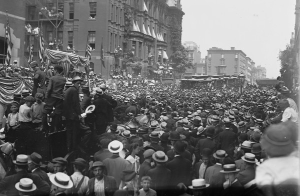 Breaking ground. for New Subway, between c1910 and c1915. Creator: Bain News Service.
