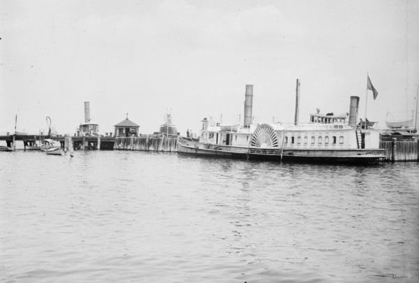 Plague Ship, which carries suspects to Hoffman Island, between c1910 and c1915. Creator: Bain News Service.