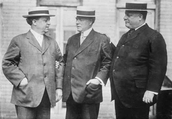 Urey Woodson, Norman E. Mack, Robert Crain, 1912. Creator: Bain News Service.