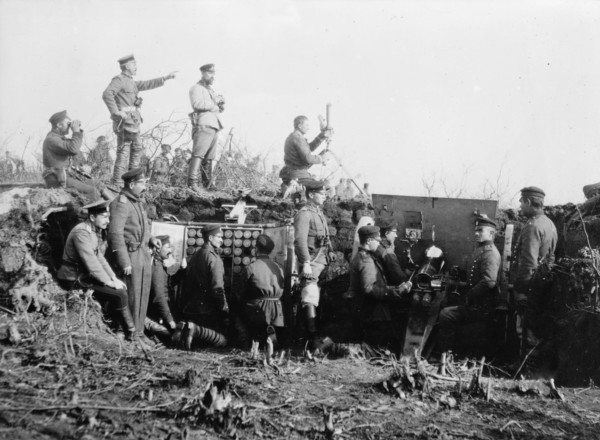 Bulgar Battery, Tchataldja #13, between c1910 and c1915. Creator: Bain News Service.